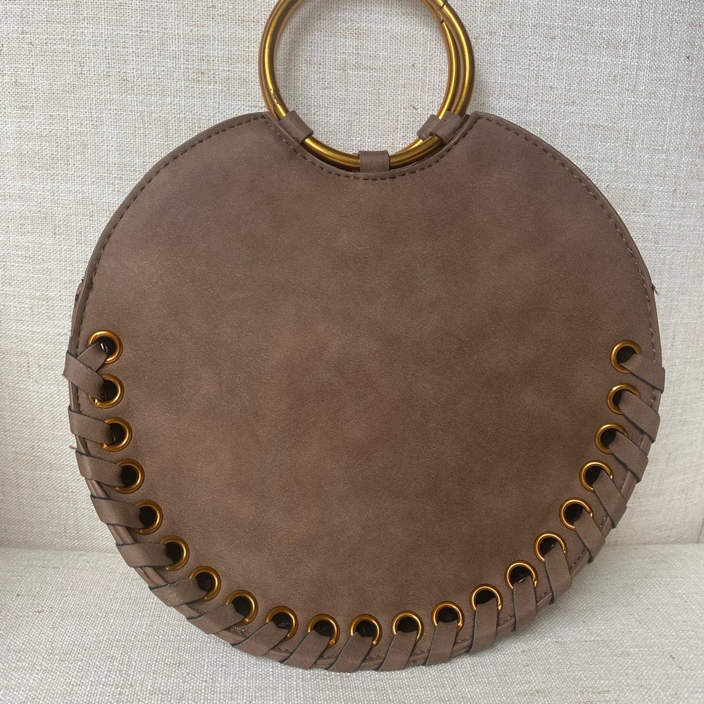 Anthologies Copper Brown Rounded Handbag - image 1